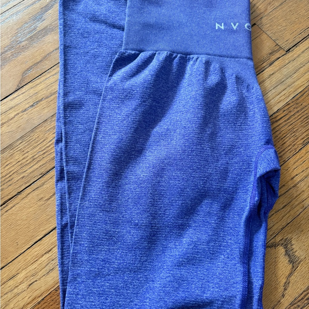 NVGTN Heathered Indigo Leggings - Picture 3 of 5